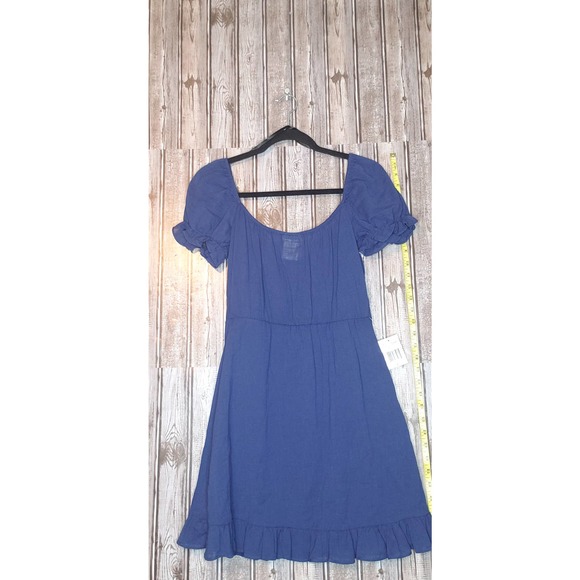 B. SMART - NWT Dark blue short sleeve dress - Size 5 - Picture 2 of 4
